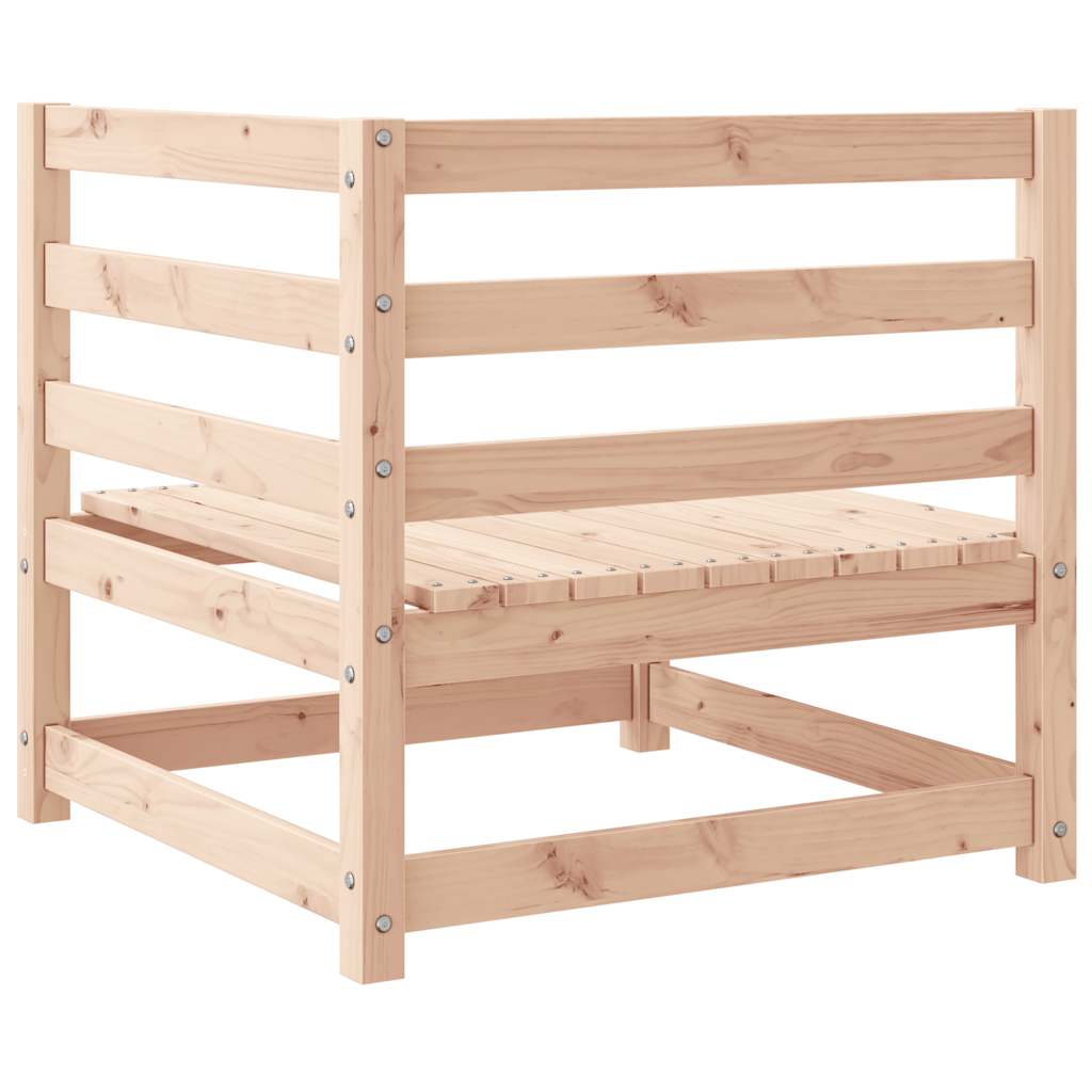 Garden Corner Sofas 2 pcs Solid Wood Pine